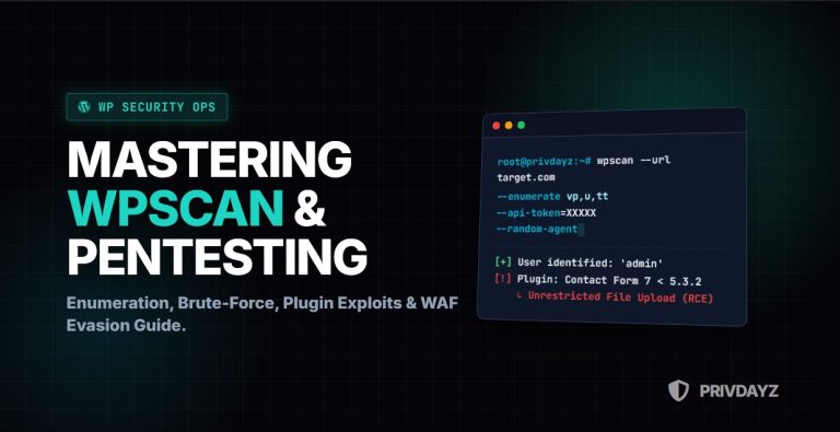 The Definitive Guide to WordPress Pentesting: Mastering WPScan, Enumeration & WAF Evasion